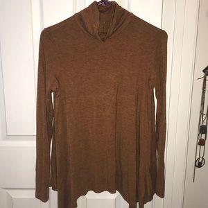 Burnt orange turtle neck sweater